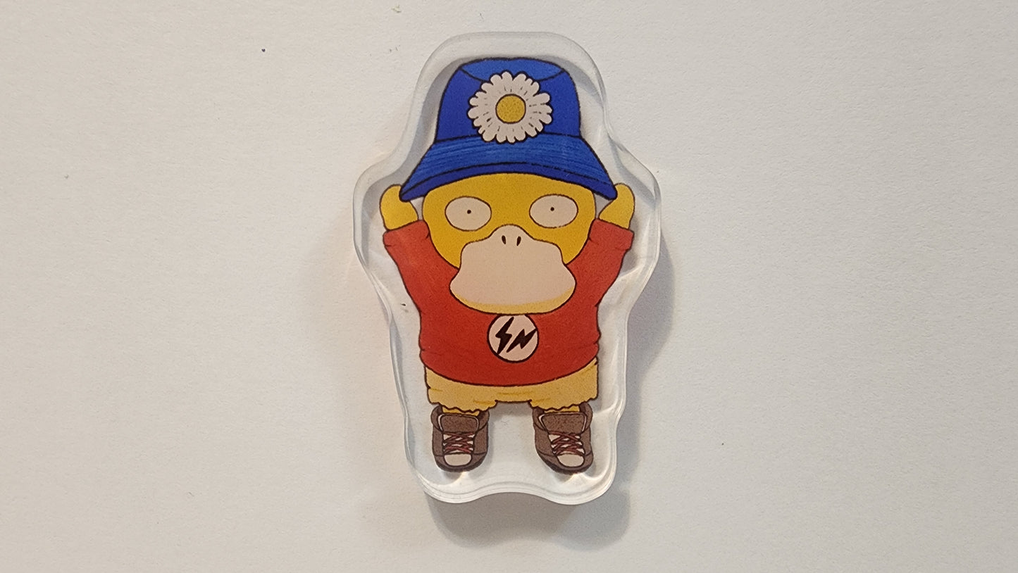 "Hypebeast Psyduck" Acrylic Pin