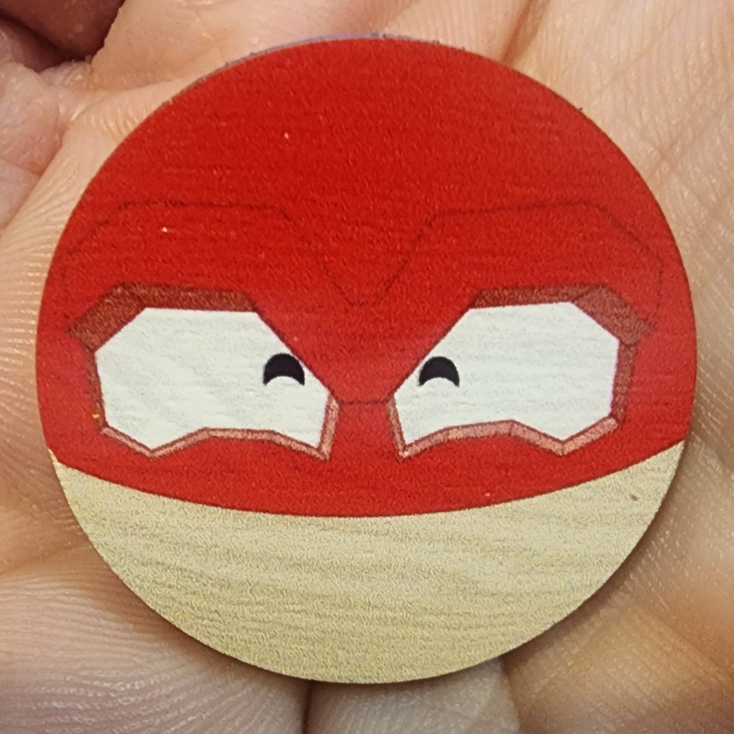 "Hisuian Voltorb" Wooden Pin